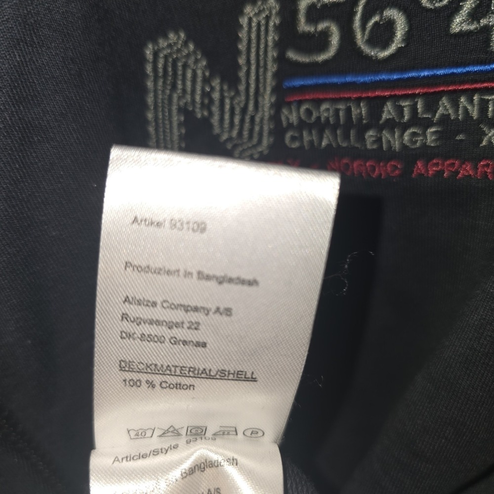 NEW Mens North 56º4 Black Full Zip LS Jersey Knit Sweatshirt Sz 3XLT - Picture 7 of 9